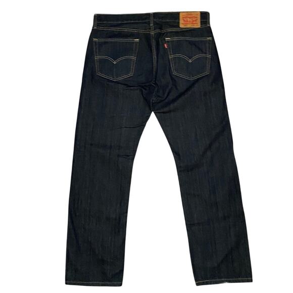 Mens Levi's 505 dark wash - Picture 1 of 11